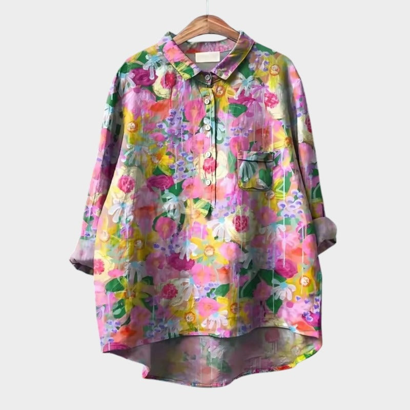 Fallon™ | Elegant Floral Womens Top