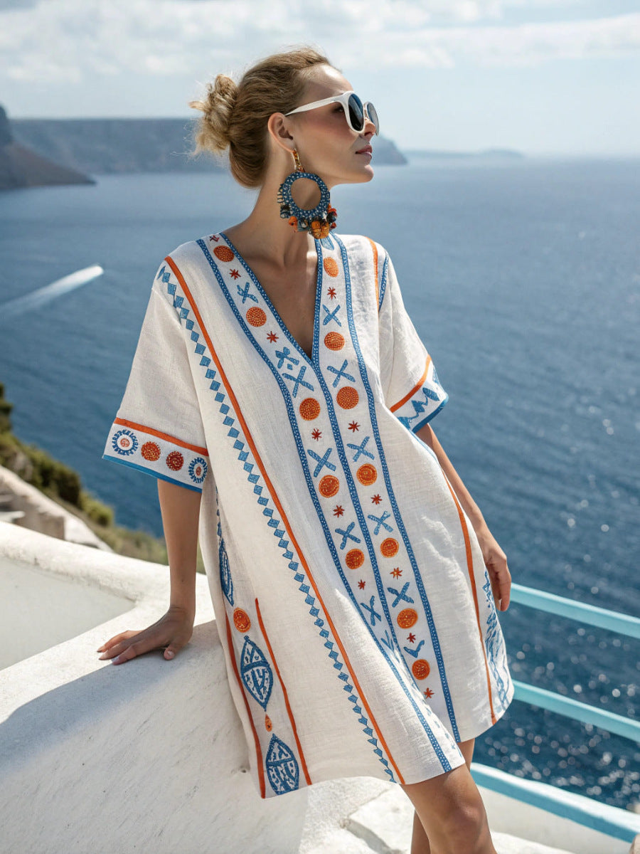 Lily™ | Elegant Linen Dress