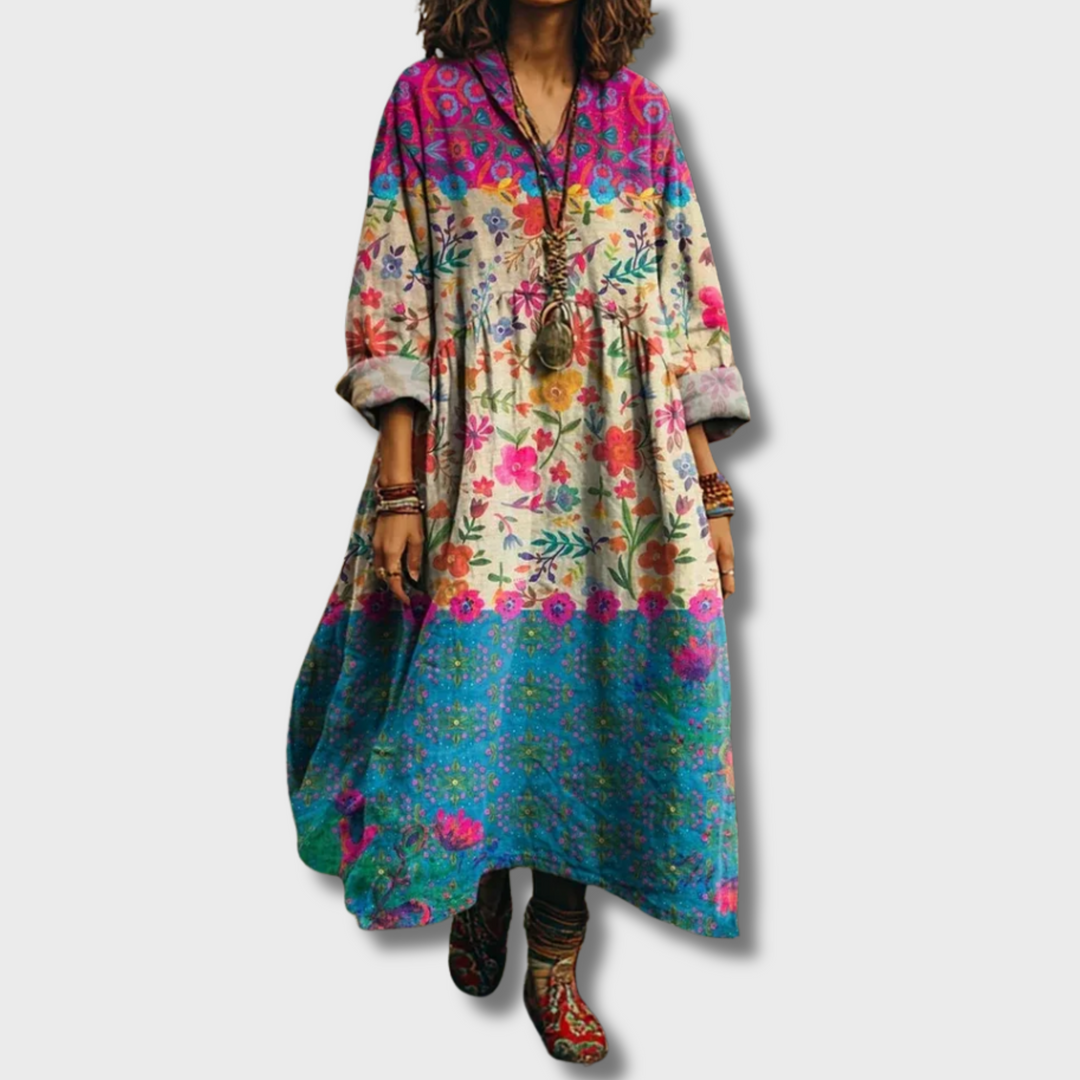 Lucasta™ | Effortless Floral Maxi Dress for Women