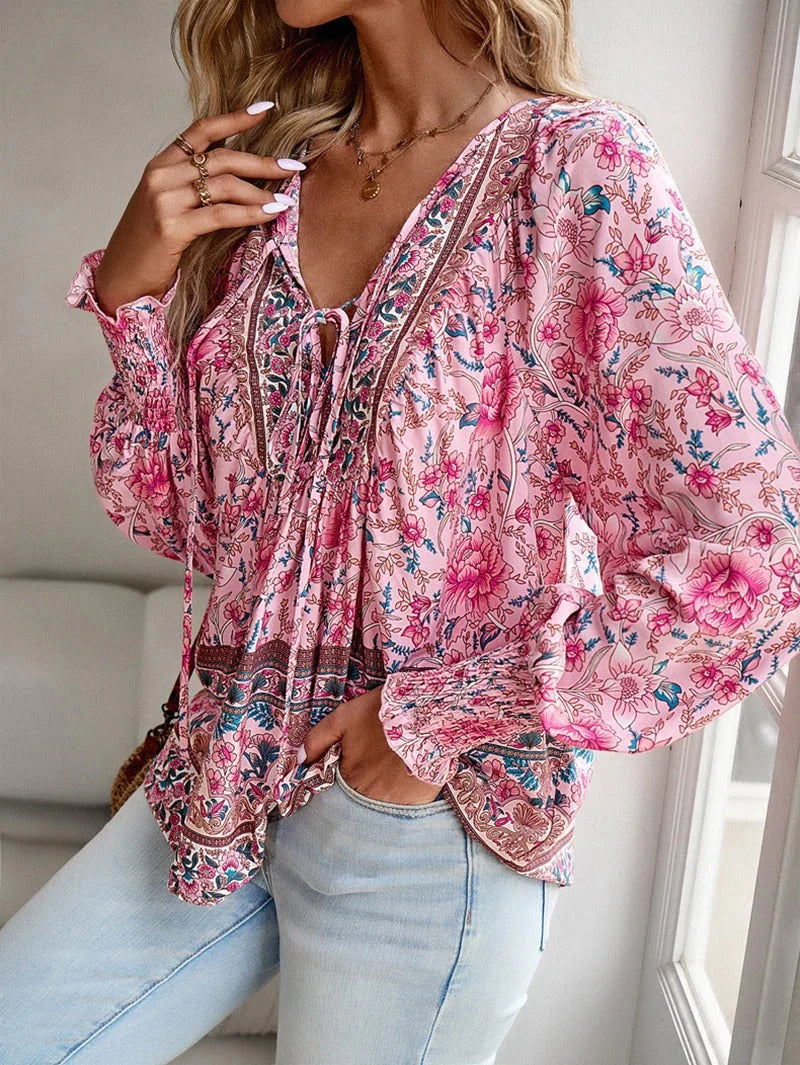 Martina™ | Chic Floral Blouse for Women