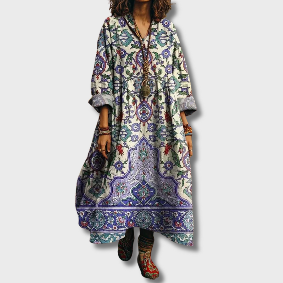 Nephele™ | Effortless Floral Maxi Dress for Women