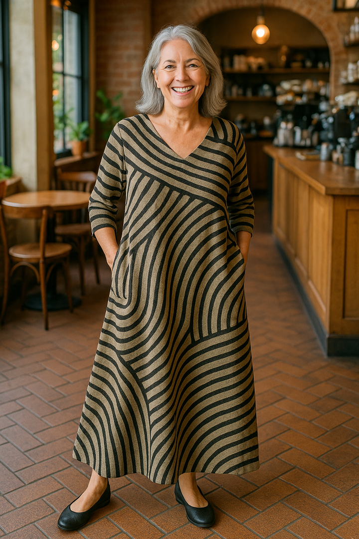 Noelia™ | Effortless Floral Maxi Dress With Sleeves