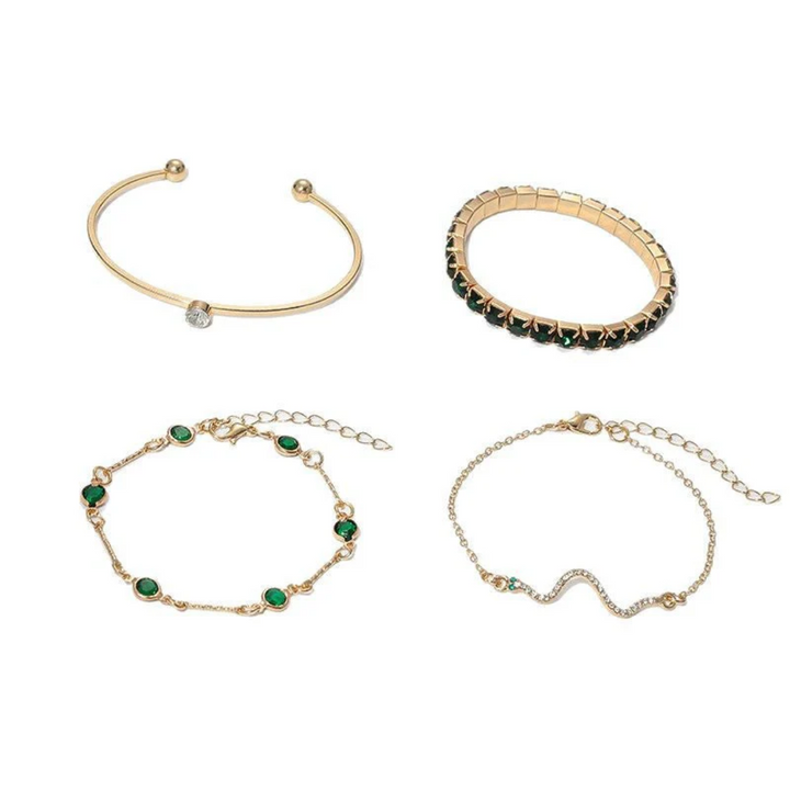 Sorina™ | Elegant Gold Bracelet Set