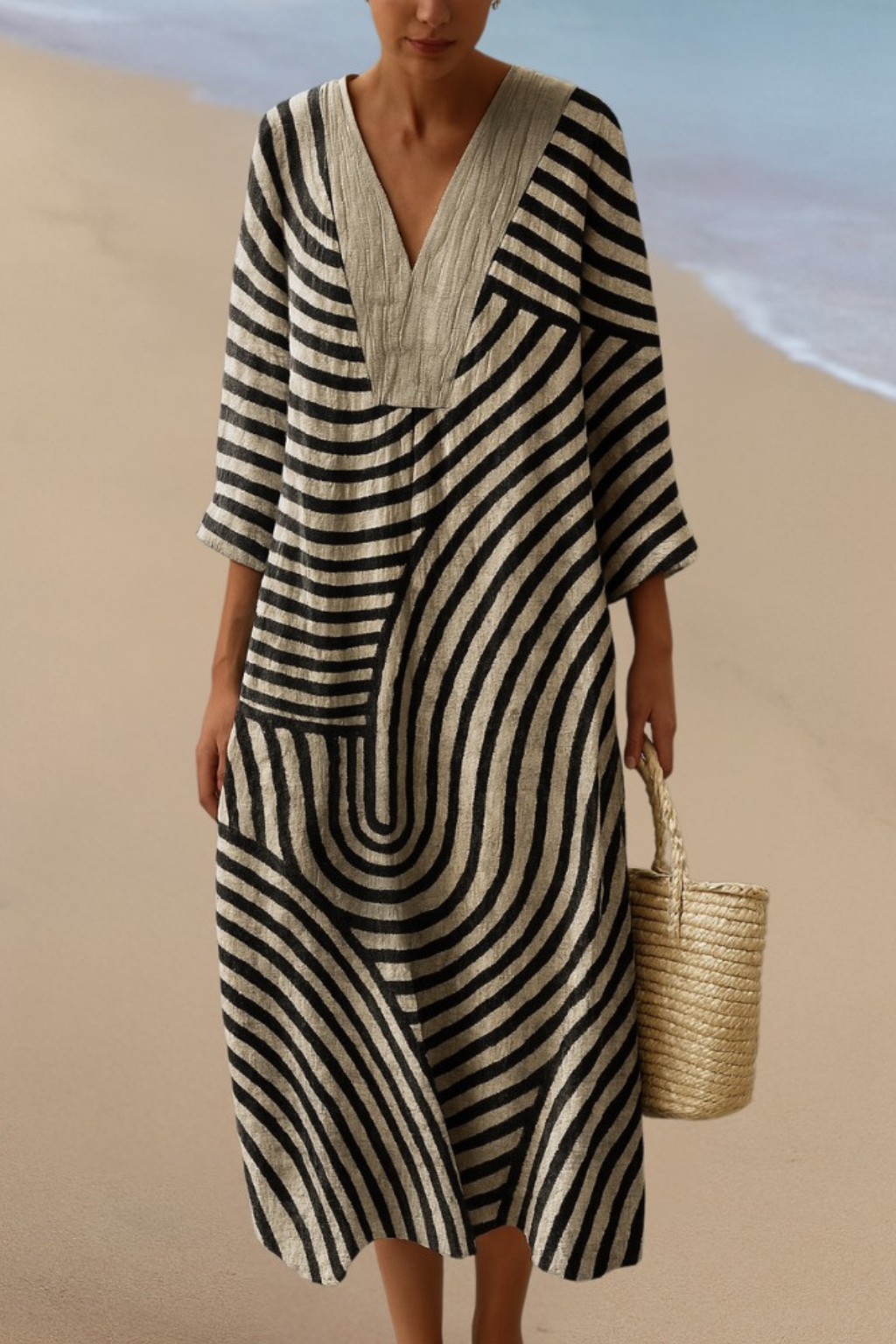 Amy™ | Flattering Long Sleeve Maxi Dress for Women