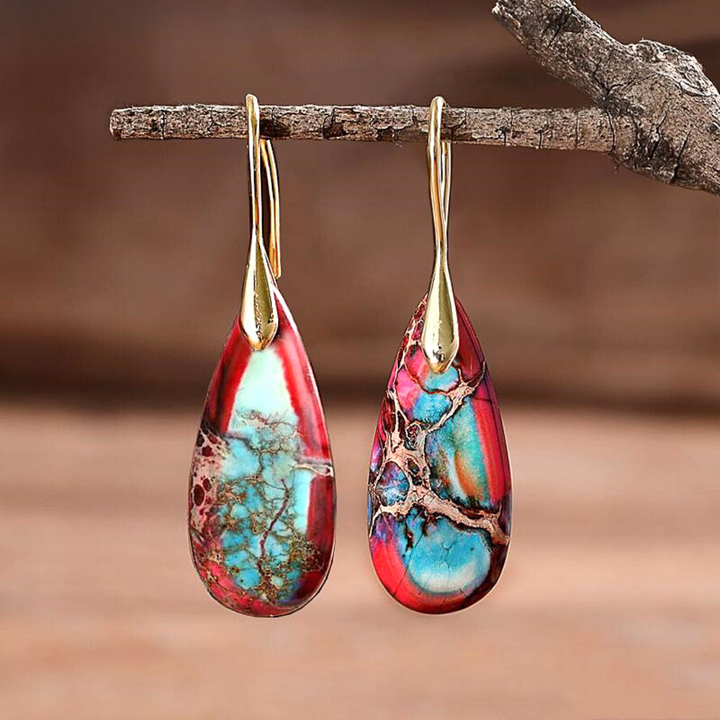 Jasper™ | Grounding Teardrop Earrings