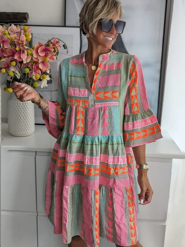 Lola | Patterned Spring Dress