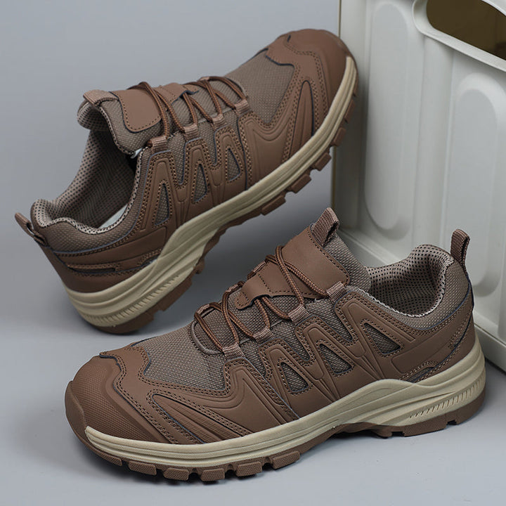 Men’s Work & Hiking Shoes – Non-Slip, Waterproof, Ankle Support