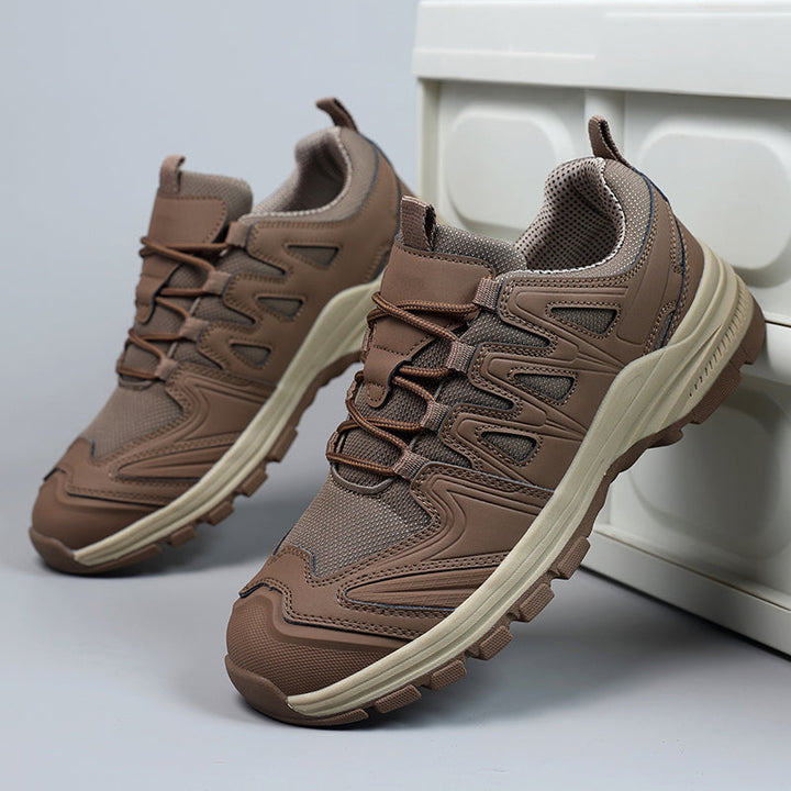 Men’s Work & Hiking Shoes – Non-Slip, Waterproof, Ankle Support