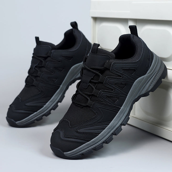 Men’s Work & Hiking Shoes – Non-Slip, Waterproof, Ankle Support