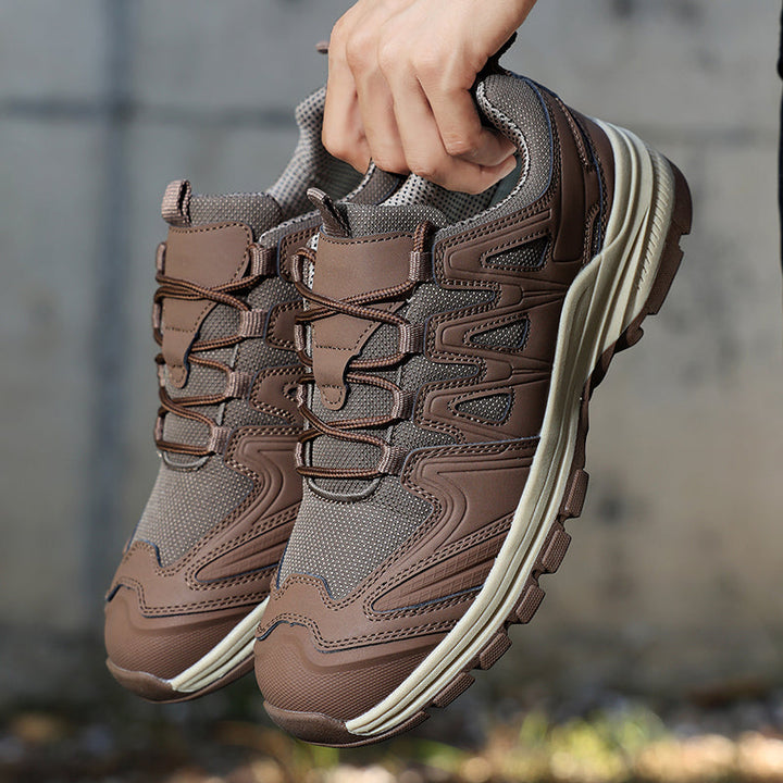 Men’s Work & Hiking Shoes – Non-Slip, Waterproof, Ankle Support