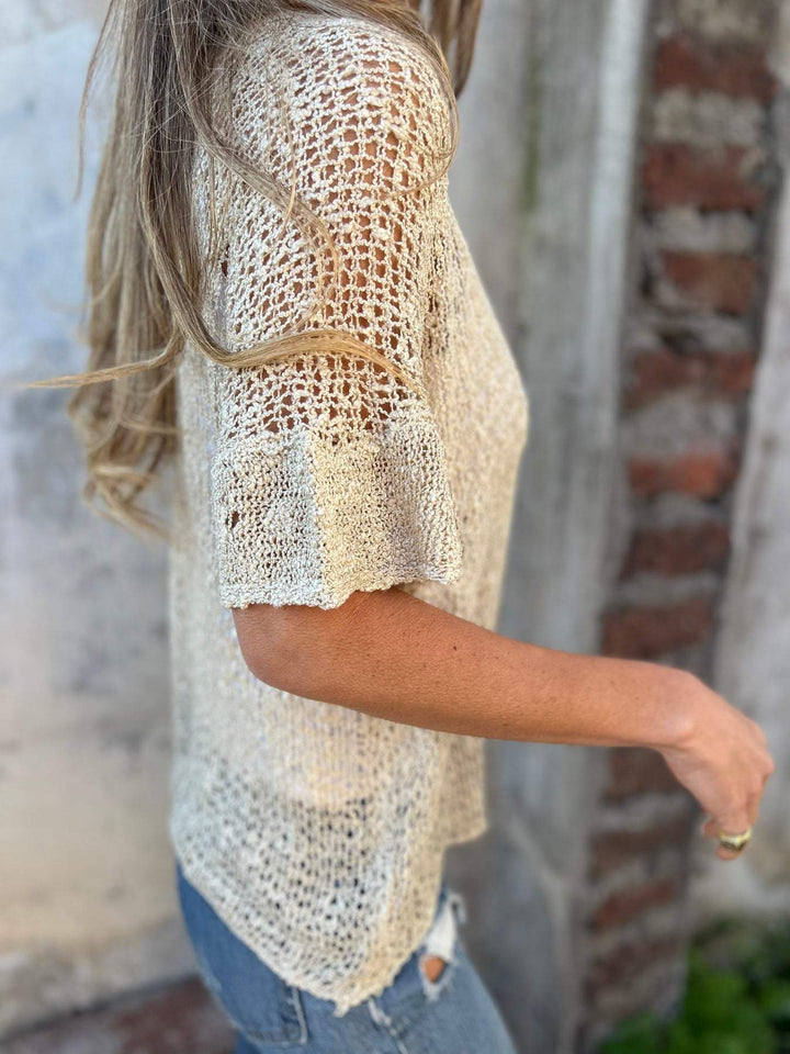 April | Elegant Textured Top