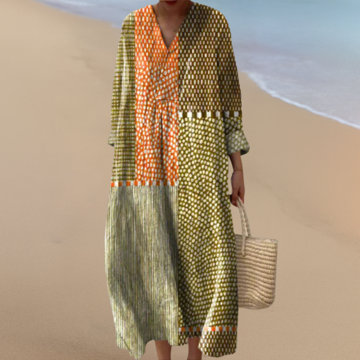 Ashley™ | Effortless Elegance Floral Maxi Dress for Women