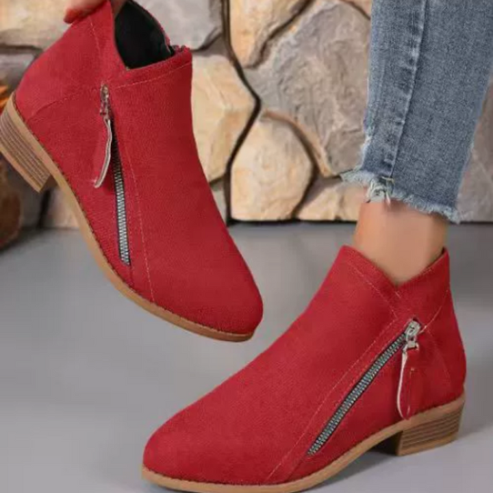 Britney™ | Comfortable Black Ankle Boots for Women