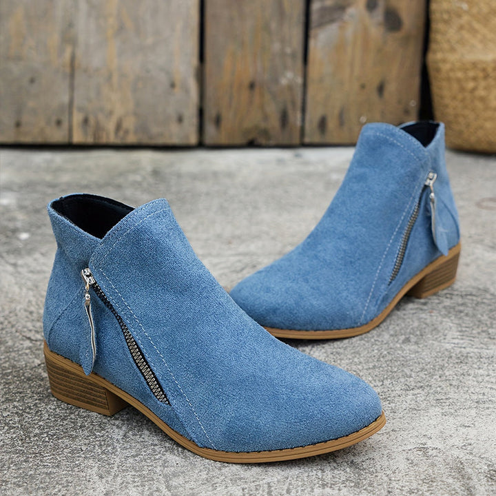 Britney™ | Comfortable Black Ankle Boots for Women