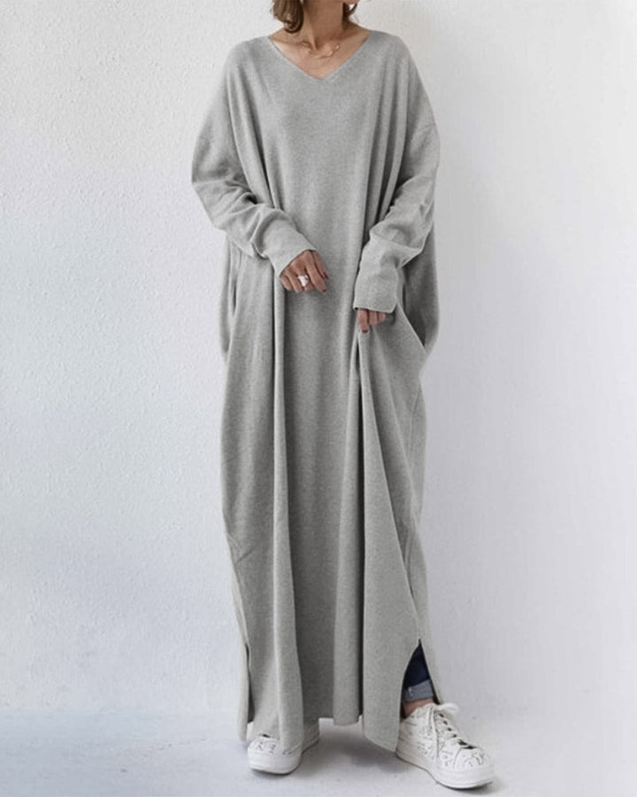 Carla™ | Elegant Long Sleeve Maxi Dress for Women