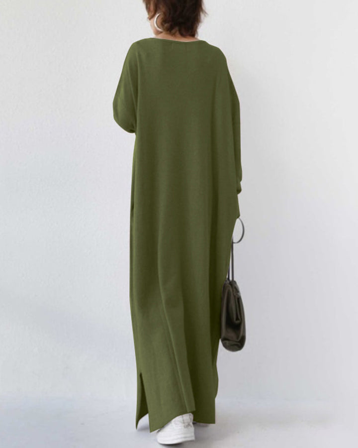 Carla™ | Elegant Long Sleeve Maxi Dress for Women