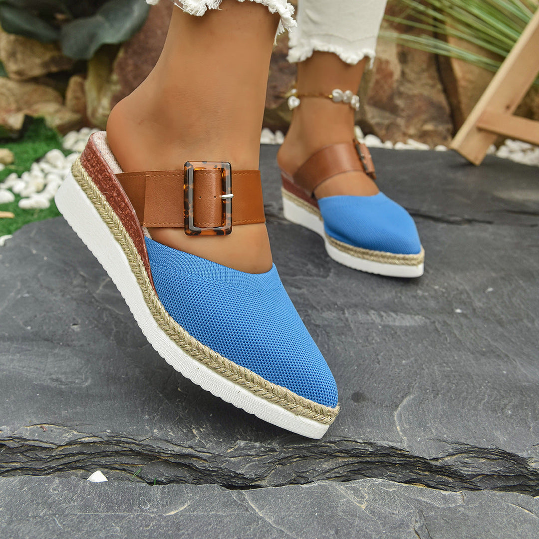 Catalina Strap Slides - Adjustable, Breathable Comfort for All-Day Wear