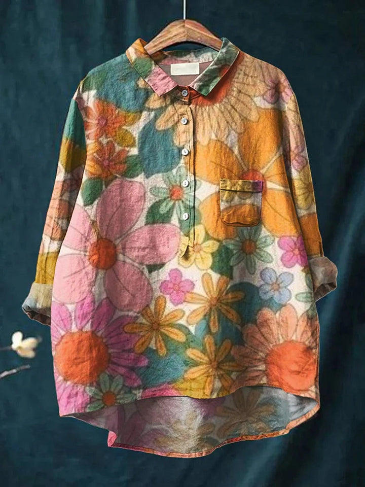 Sara | Dog Vintage Art Blouse