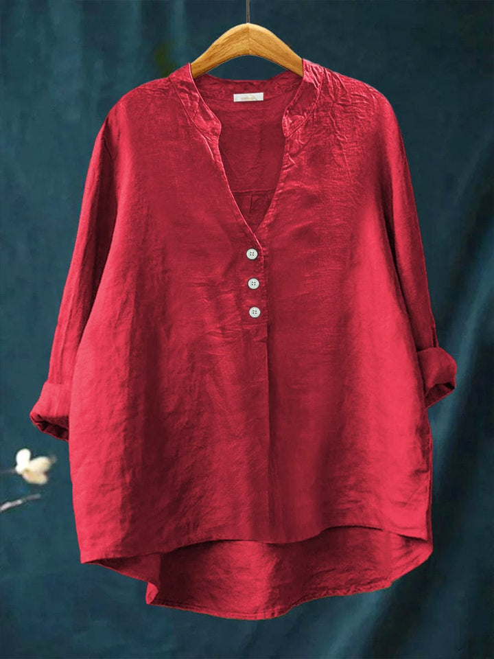 Claire™ | Effortless White Blouse for Women