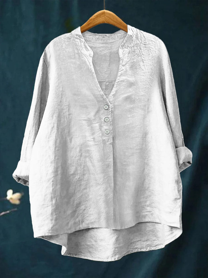 Claire™ | Effortless White Blouse for Women