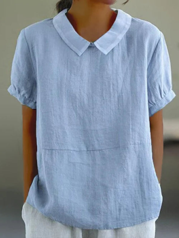 Debora | Relaxed Fit Collared Blouse