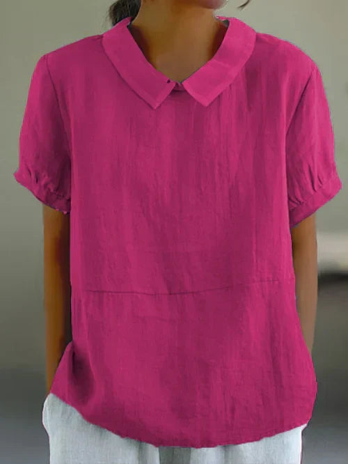 Debora | Relaxed Fit Collared Blouse