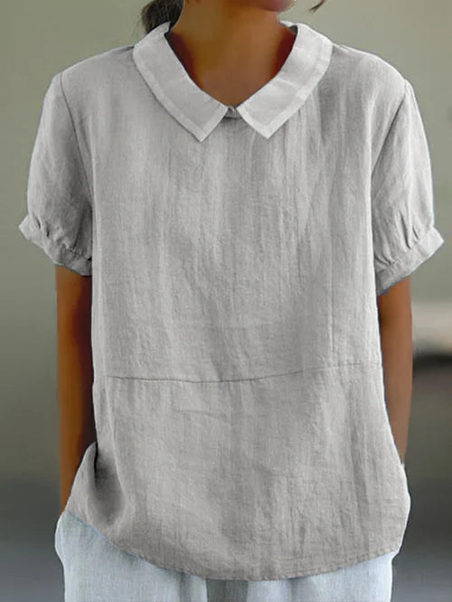 Debora | Relaxed Fit Collared Blouse