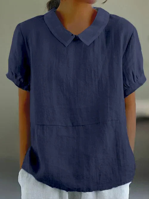Debora | Relaxed Fit Collared Blouse