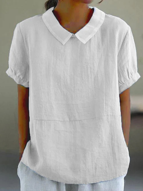 Debora | Relaxed Fit Collared Blouse