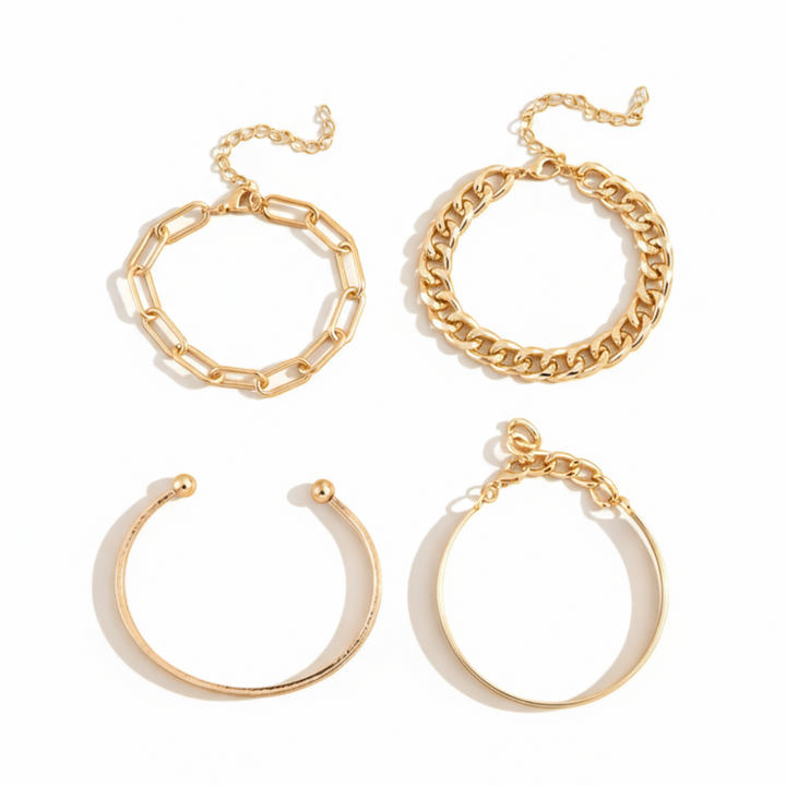 Elan™ | Elegant Gold Bracelet Set