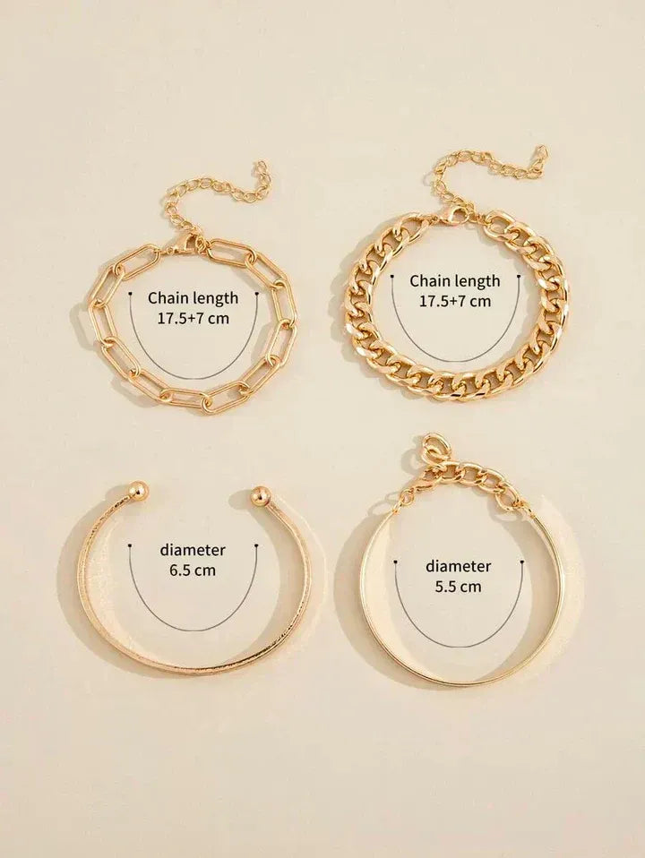 Elan™ | Elegant Gold Bracelet Set