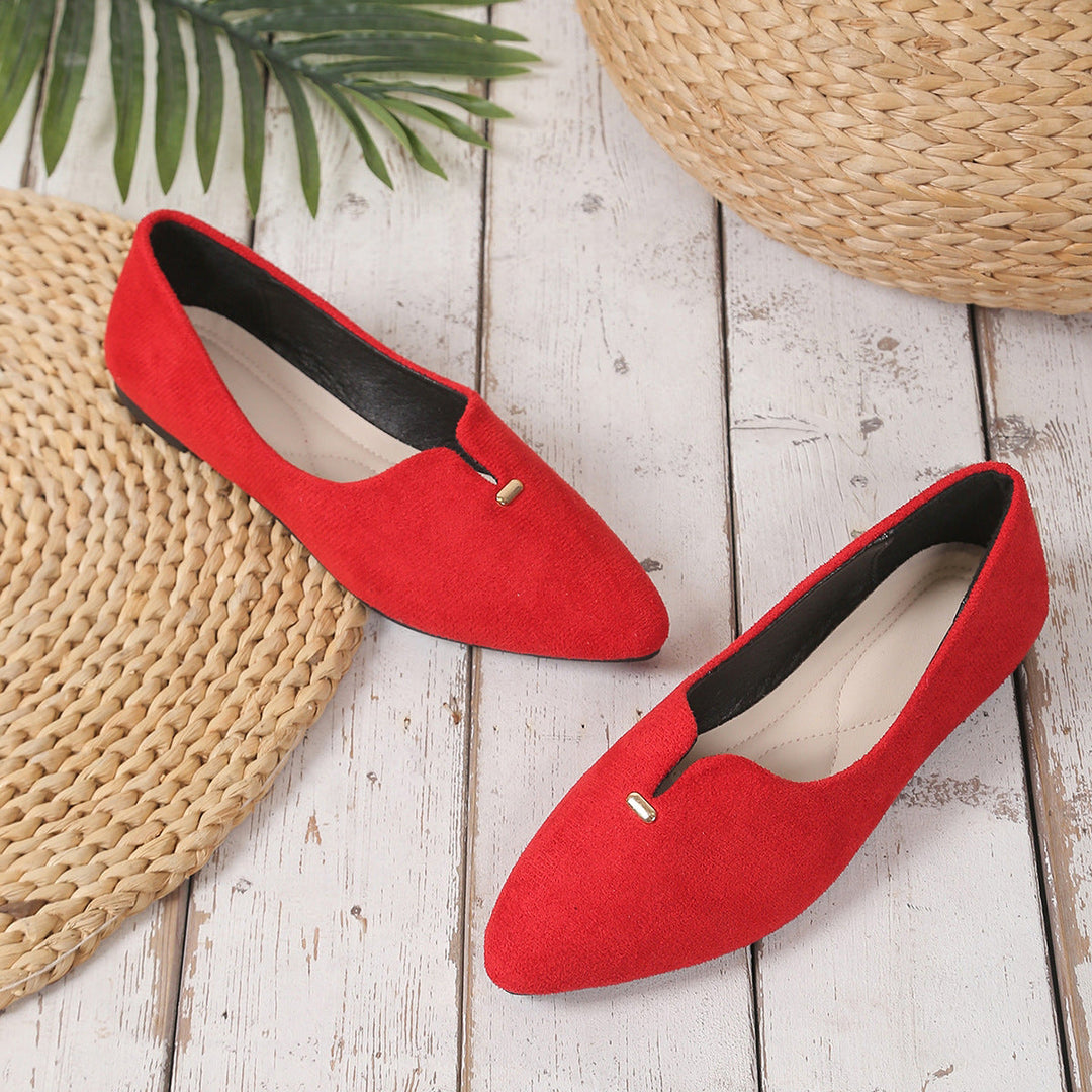 Eliva Calm Ballet Flats - Lightweight Comfort & Arch Support for Women