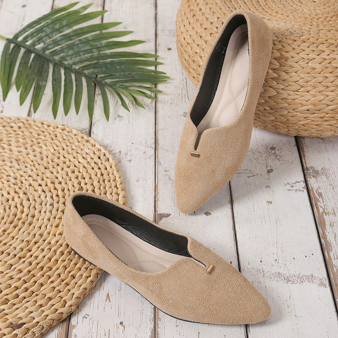 Eliva Calm Ballet Flats - Lightweight Comfort & Arch Support for Women