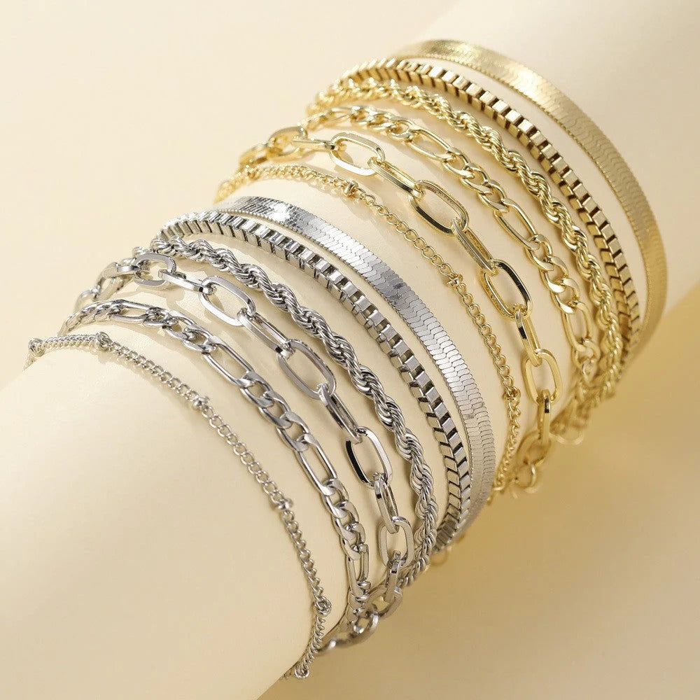 Ellis™ | Elegant Gold Bracelet Set