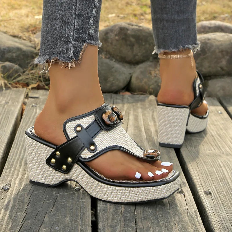 Evelina Resin Slides - Comfortable Slip-On Design for Summer Style