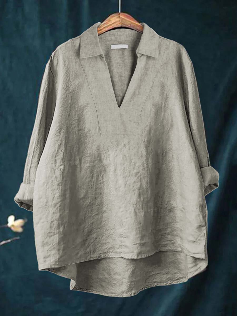 Gabriella™ | Comfortable White Blouse for Summer Wear