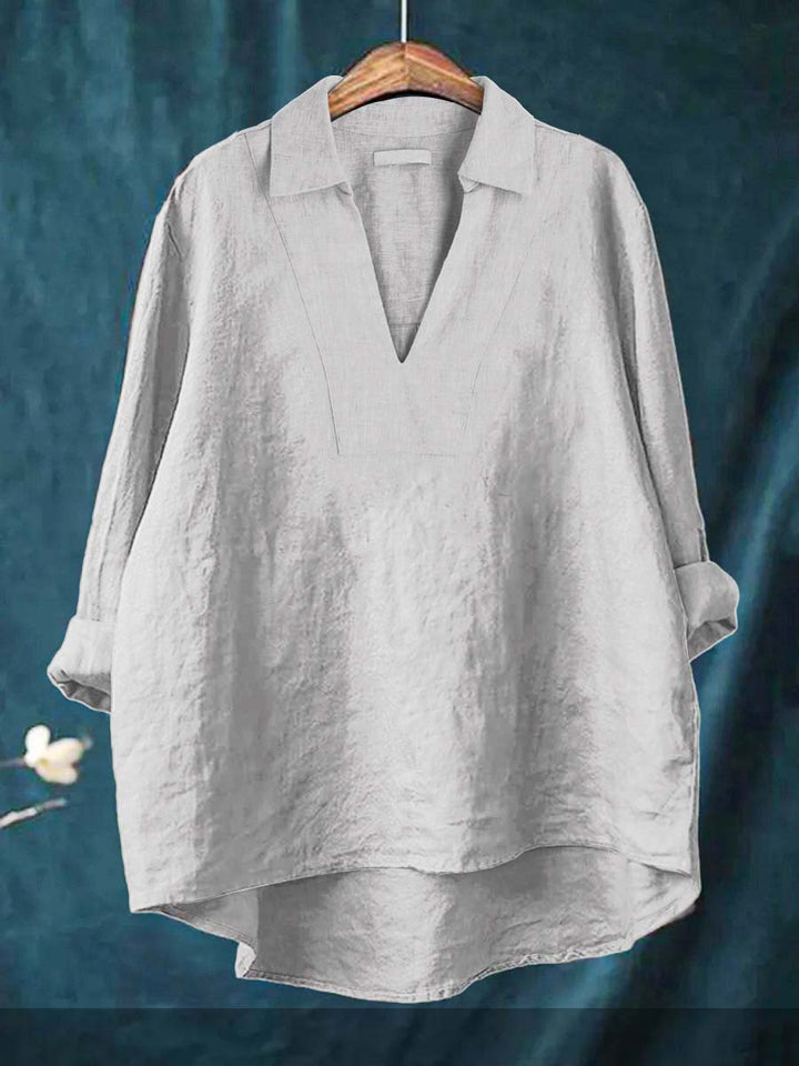Gabriella™ | Comfortable White Blouse for Summer Wear