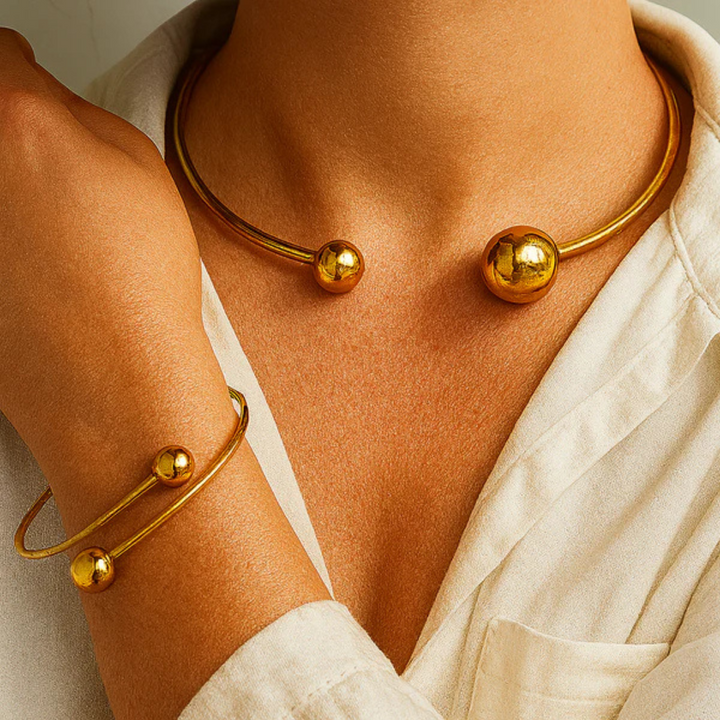 Glow™ | Elegant Gold Bracelet Set
