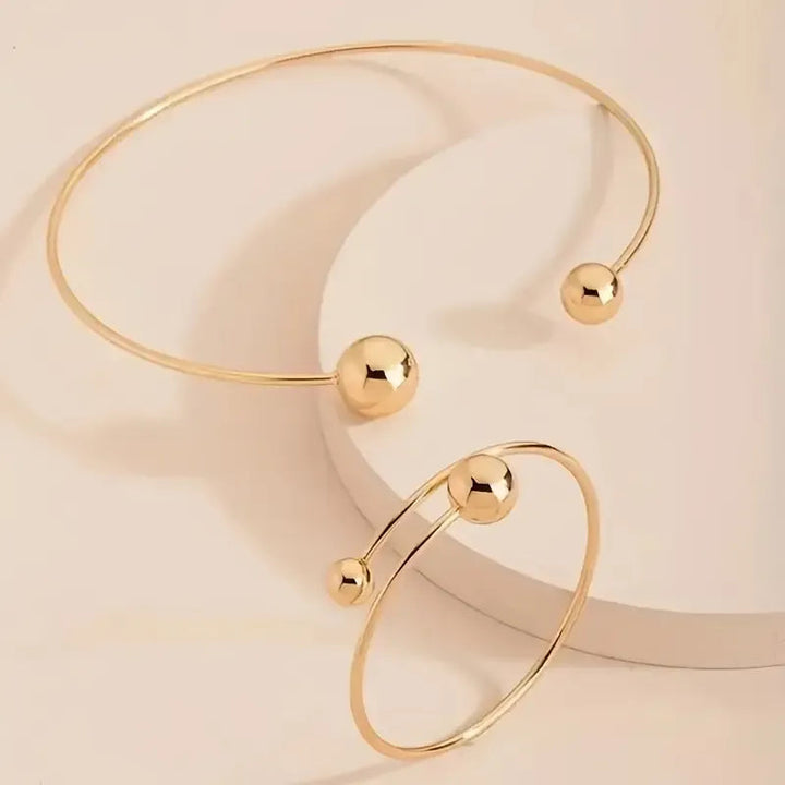 Glow™ | Elegant Gold Bracelet Set