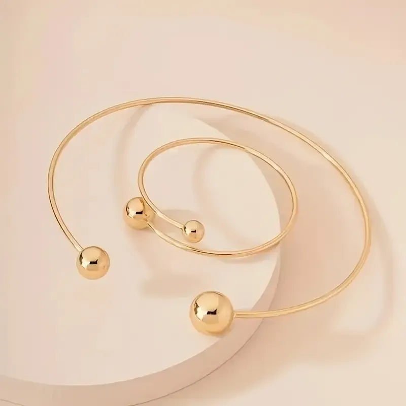 Glow™ | Elegant Gold Bracelet Set