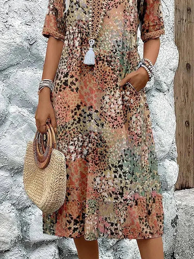 Harper™ | Vibrant Midi Dress