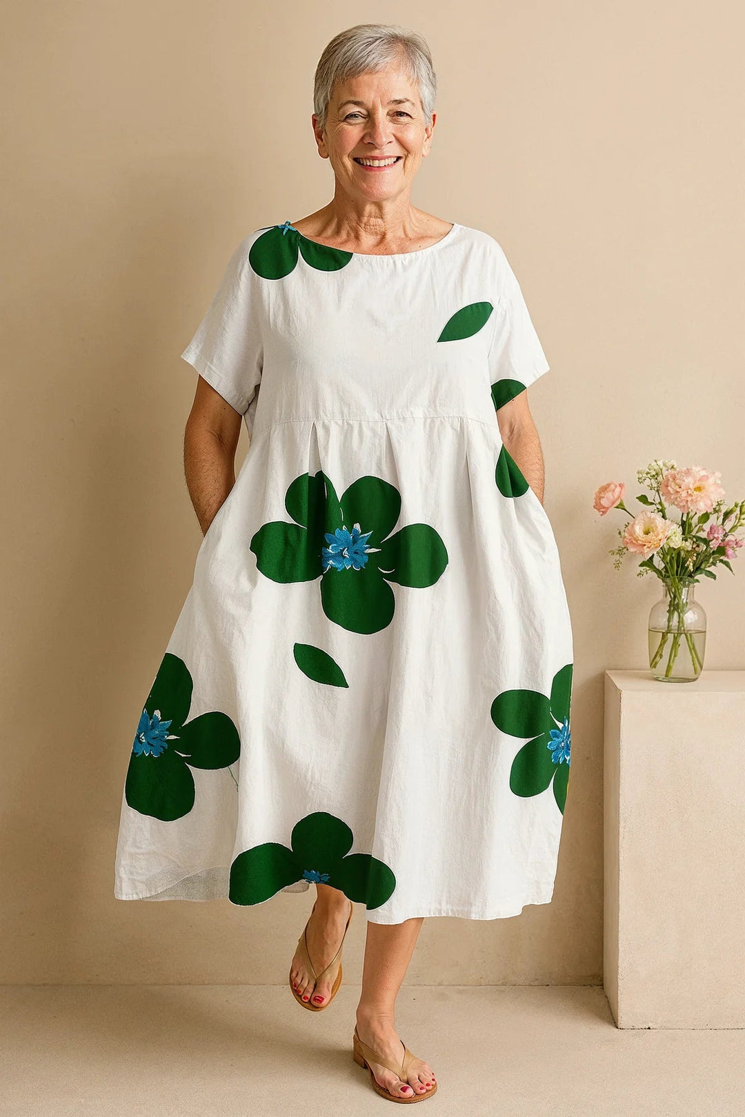 Jane™ | Elegant Women's Dress With Tummy Coverage