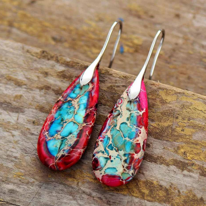 Jasper™ | Grounding Teardrop Earrings
