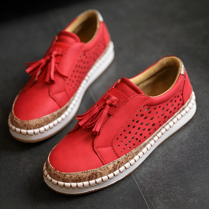 Juliette Tassel Sneakers - Lightweight Comfort for Warm Days
