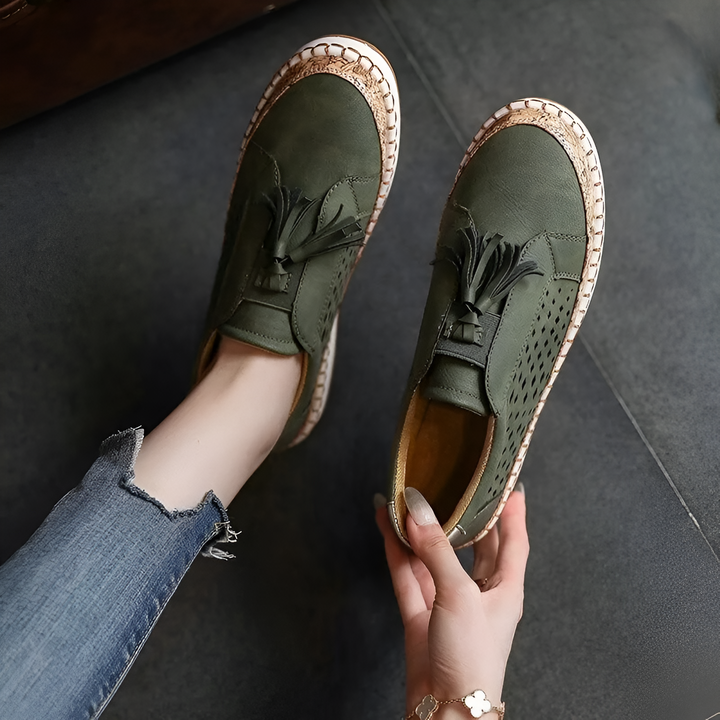 Juliette Tassel Sneakers - Lightweight Comfort for Warm Days