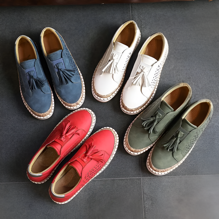Juliette Tassel Sneakers - Lightweight Comfort for Warm Days