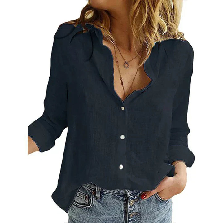 Kaia | Bird Print Long Sleeve Shirt