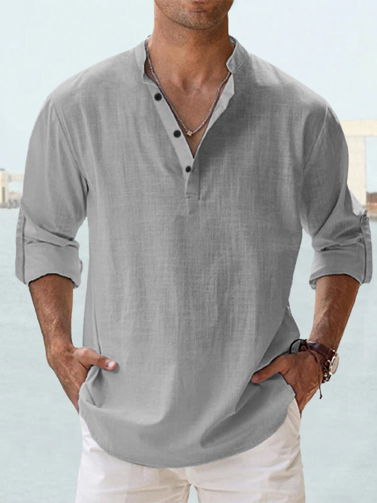 Lenoir™ | Breathable White Linen Shirt