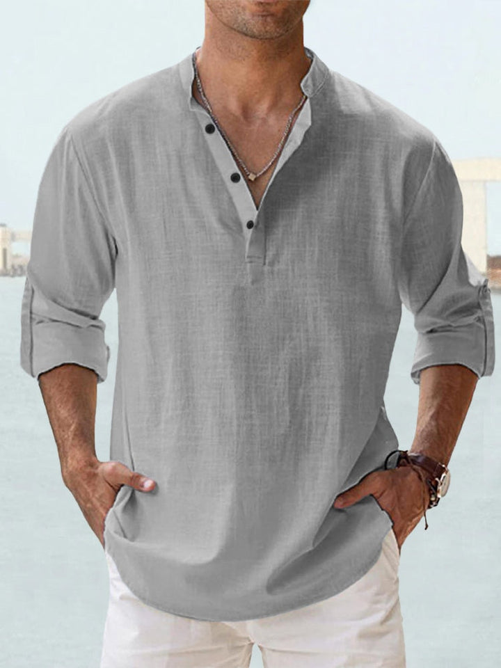 Lenoir™ | Breathable White Linen Shirt