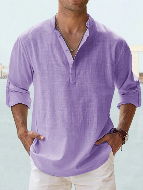 Lenoir™ | Breathable White Linen Shirt